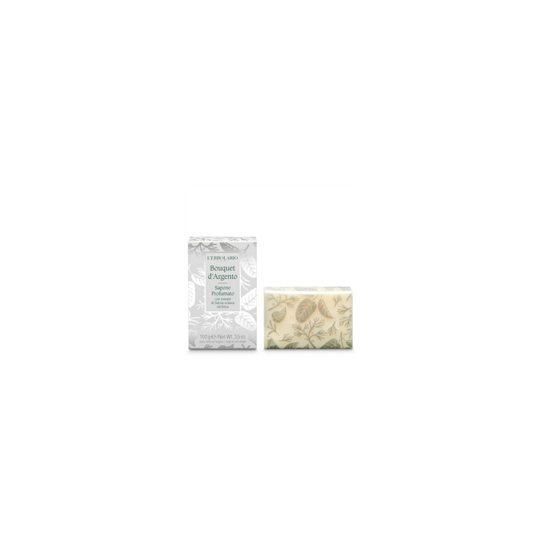 BOUQUET D'ARGENTO SAPONE PROFUMATO 100G L'ERBOLARIO