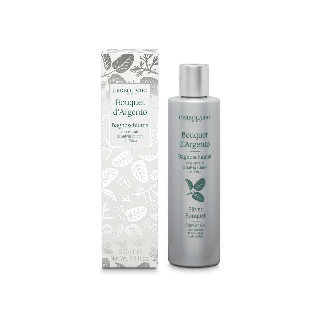 BOUQUET D'ARGENTO BAGNOSCHIUMA 250ML L'ERBOLARIO