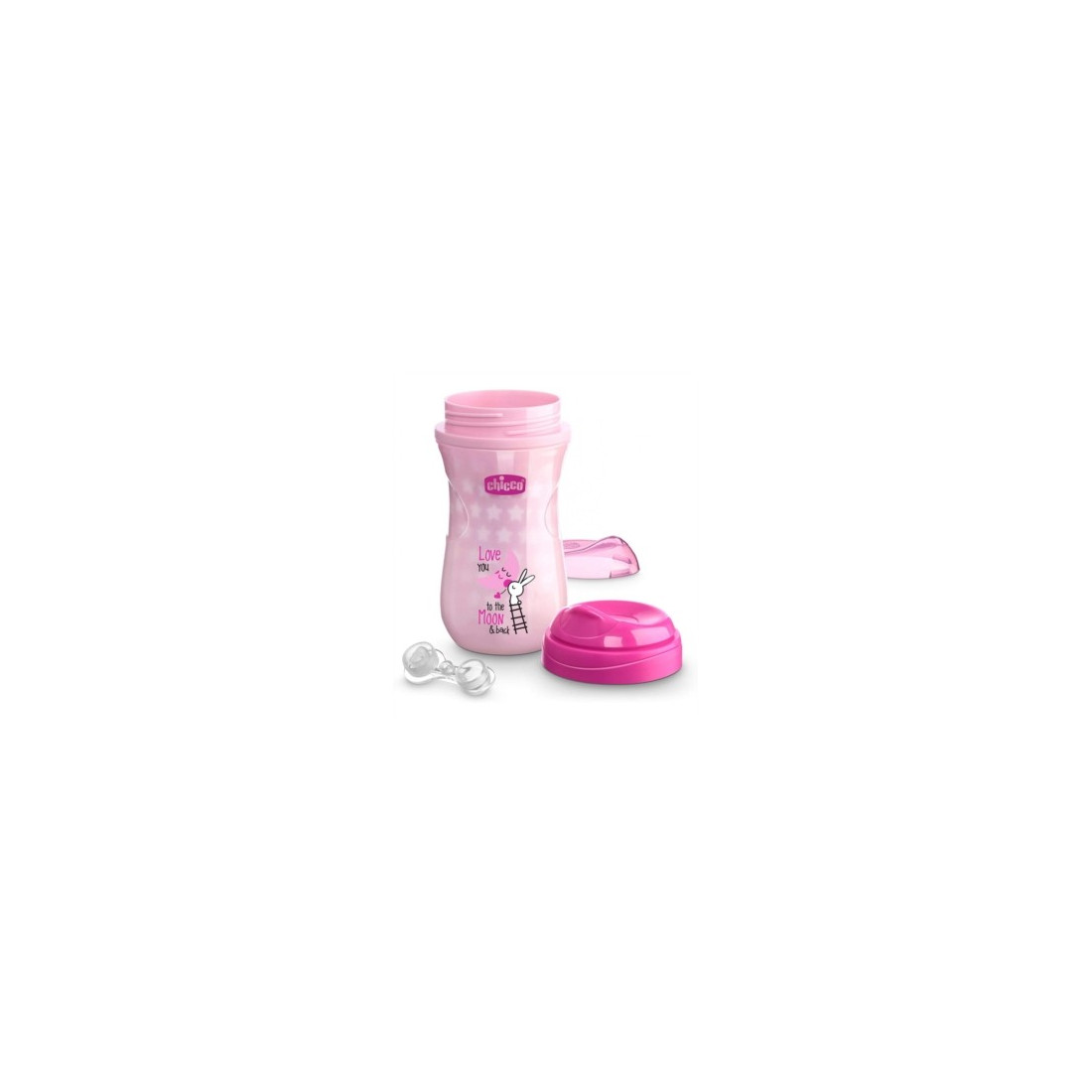 CHICCOGLOWING MUG 14M+ PINK