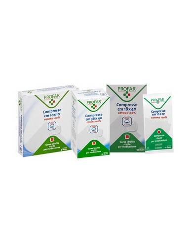 PROFAR GARZA COTONE 10X10 25PZ