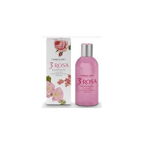 3 ROSA BAGNOSCHIUMA 250ML L'ERBOLARIO