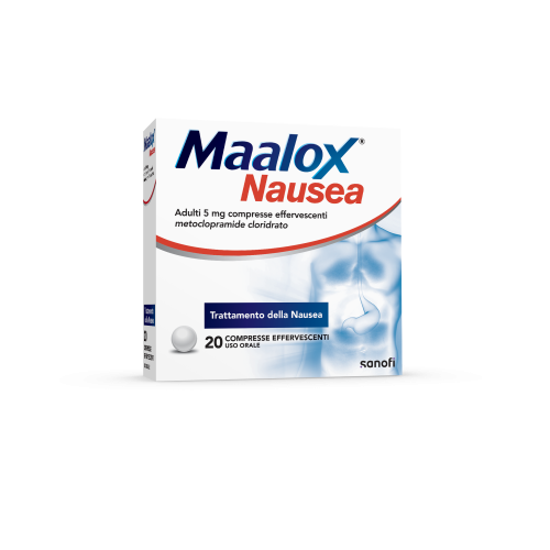 MAALOX NAUSEUM 20CPR EFF 5MG