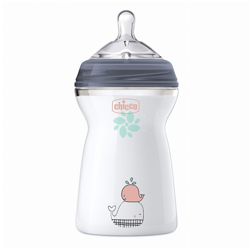 CHICCO BIBERON NATURAL FEELING 6M+ 330ML