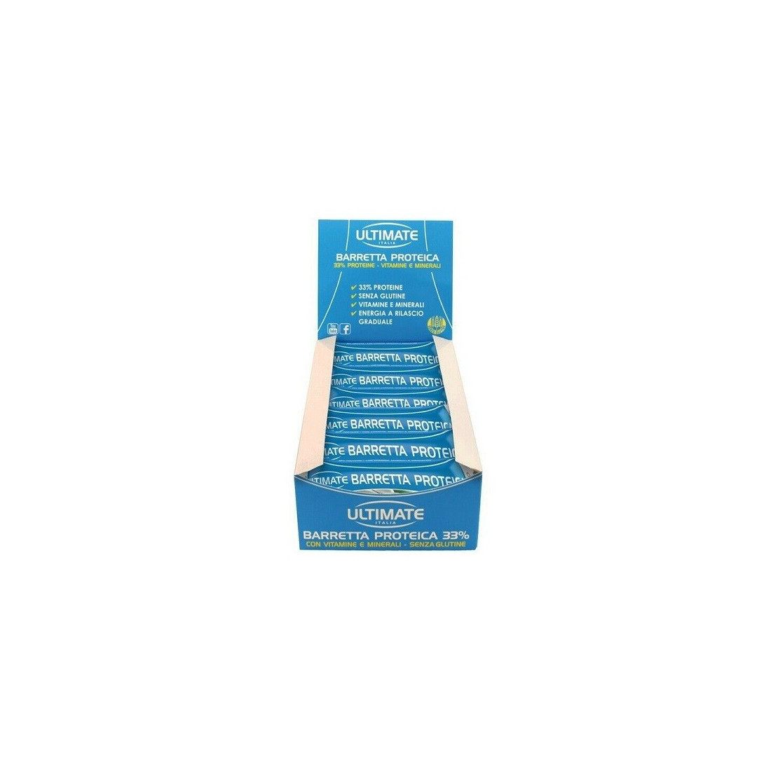 ULTIMATE BARRETTE PROTEICHE GUSTO BISCOTTO 24P