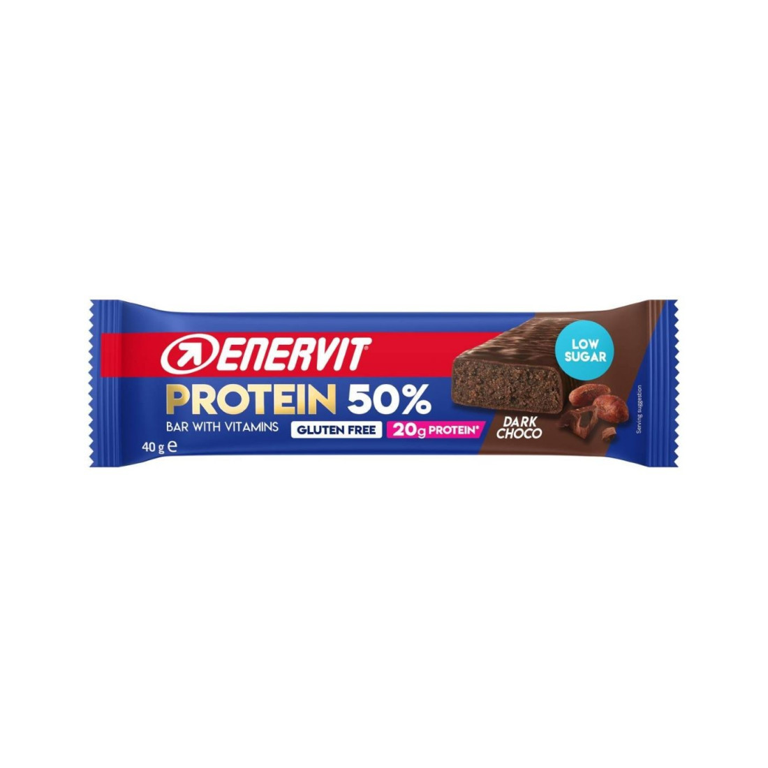 ENERVIT BARRETTA PROTEICA 50% GUSTO DARK CHOCOLATE