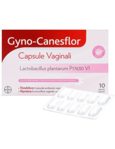GYNOCANESFLOR 10CPS VAGINALI