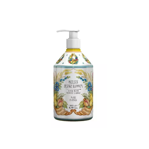 SAPONE LIQUIDO FIORI D'ARANCIO SICILIANO LE MAIOLICHE 500ml