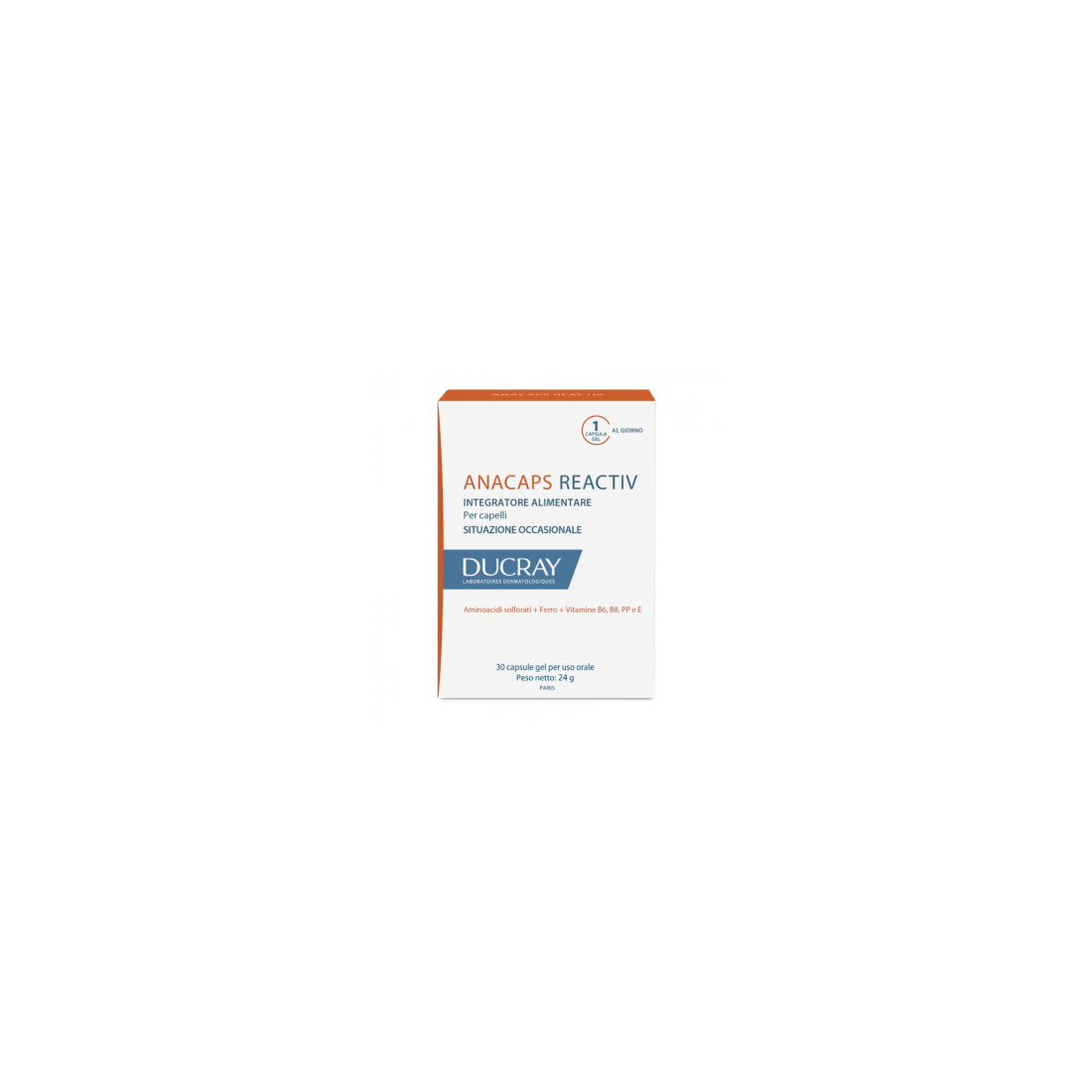 ANACAPS REACTIV CAPELLI 30 CPS DUCRAY