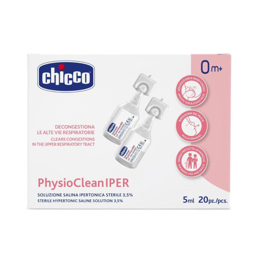 CHICCO SALINA IPERTONICA 5ML 20PZ
