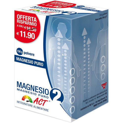 MAGNESE 2 ACT PURO POLV 150G