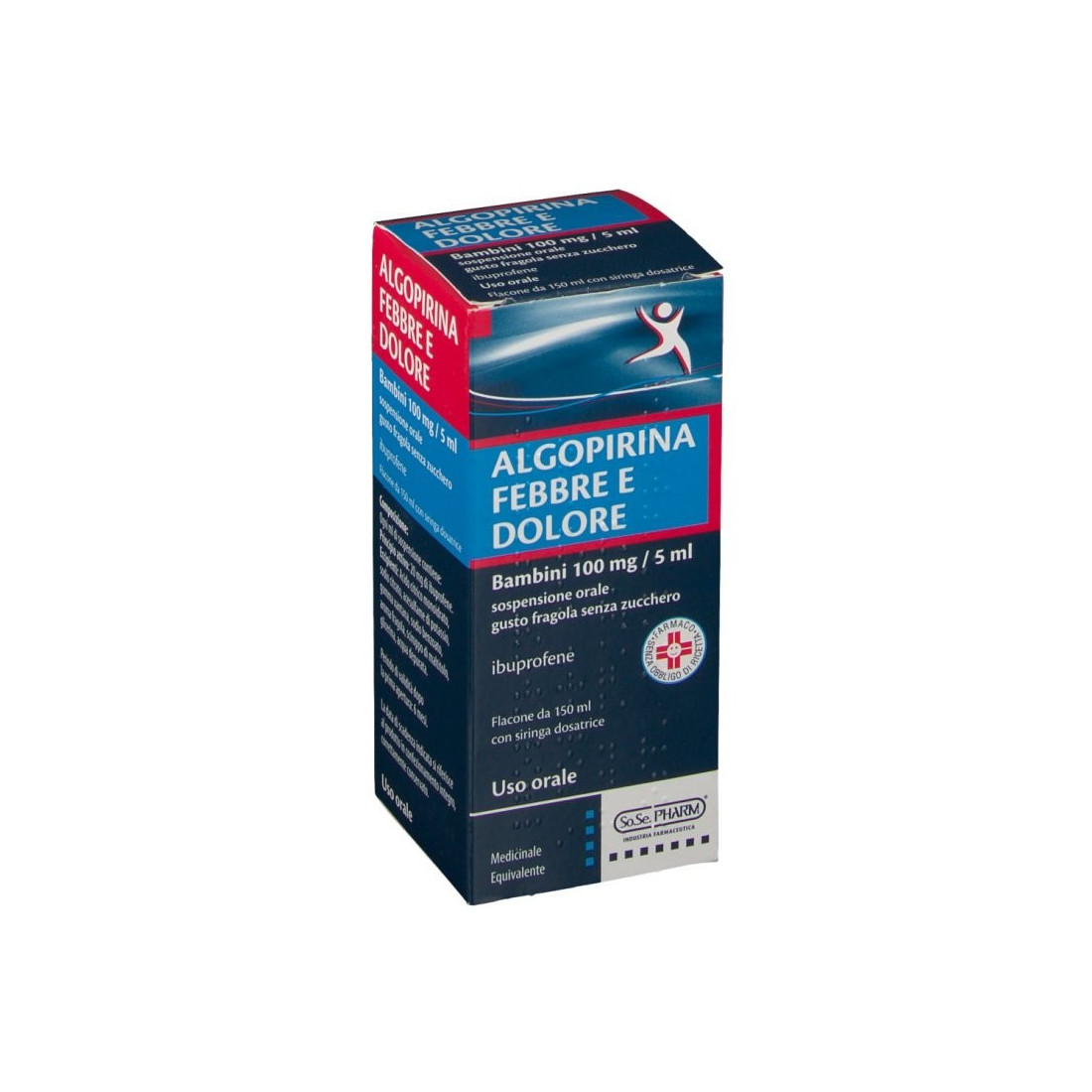 ALGOPIRINA FEBBRE DOLORE 150ML FRAGOLA