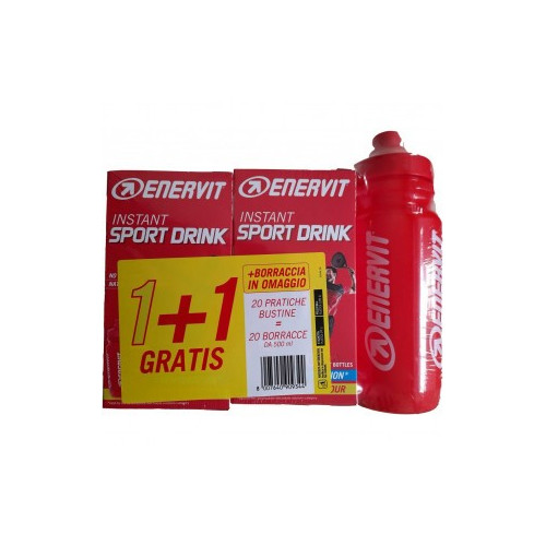ENERVIT SPORT INSTANT DRINK PACCO DOPPIO + BORRACCIA OMAGGIO
