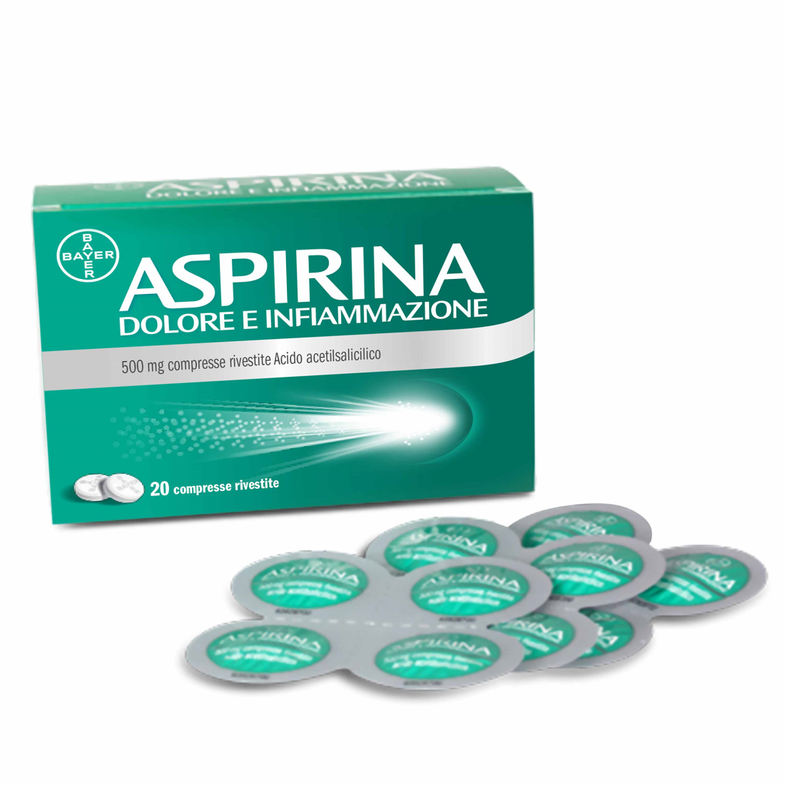 ASPIRINA DOLOG INF 20CPR500MG