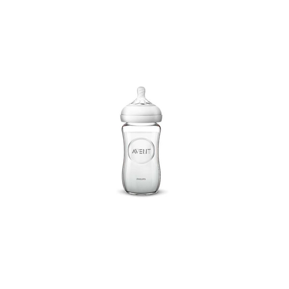 AVENT BIB NAT VETRO 240ML