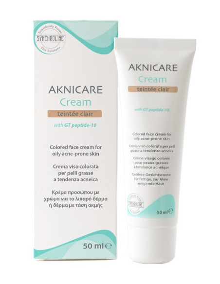 AKNICARE CREAM TEINTEE CLAIR