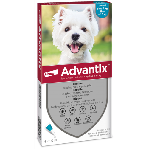 ADVANTIX SPOT ON 6PIP 4-10KG