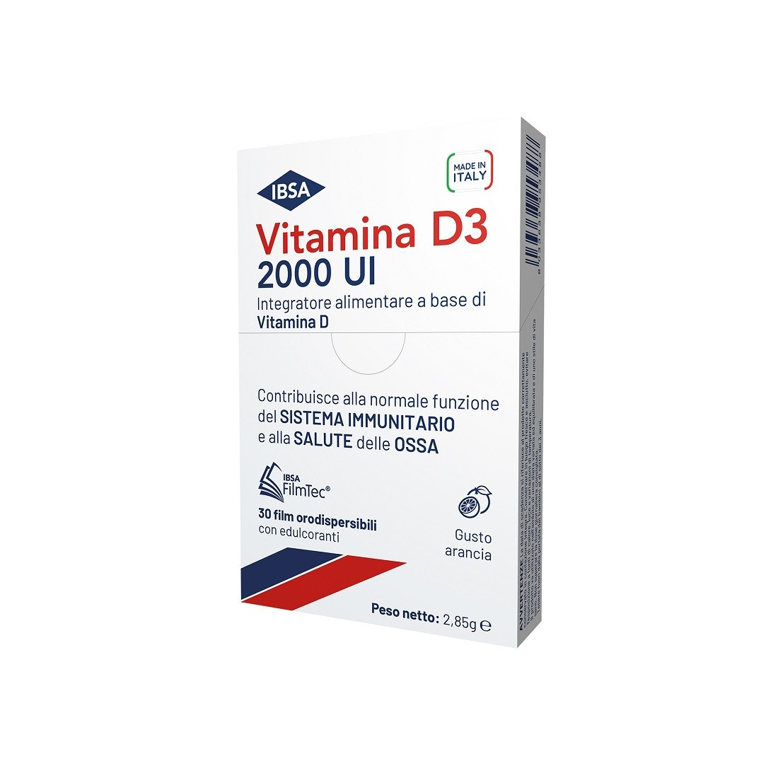 VITAMINA D3 IBSA 2000UI 30FILM