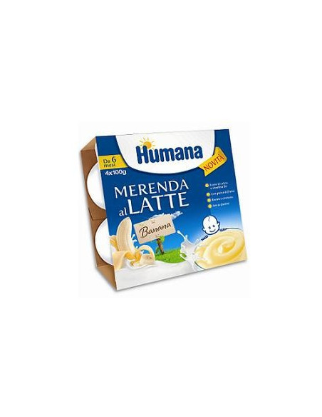 HUMANA MERENDA BANANA 4X100G