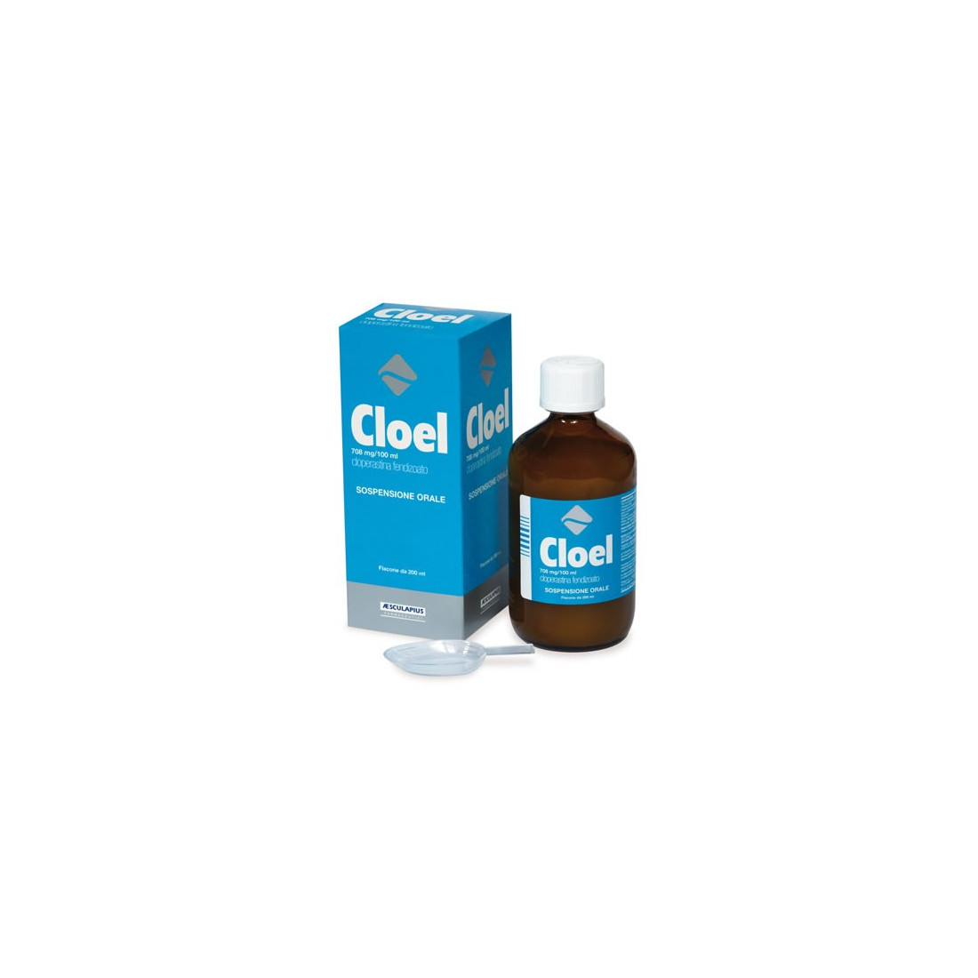 CLOEL OS SOSP 200ML708MG/100ML