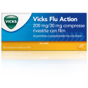 VICKS FLU ACTION 12CPR200+30MG