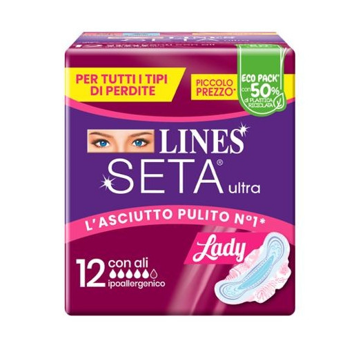 LINES ULTRA LADY SILK WINGS 12PCS