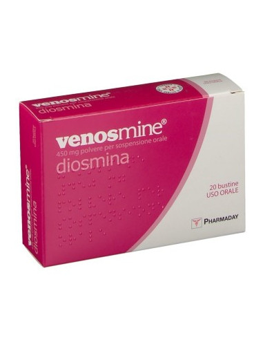 VENOSMINE OS SOSP 20BUST 450MG