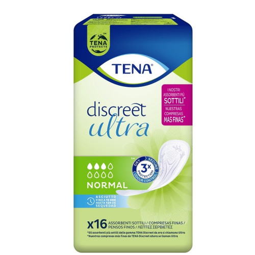 TENA DISCREET NORMAL 16P