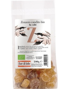 ZENZERO CANDITO CUBI BIO 100G