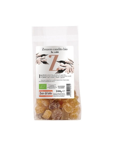ZENZERO CANDITO CUBI BIO 100G