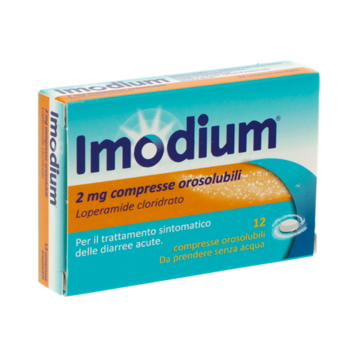 IMODIUM 12CPR OROSOL 2MG