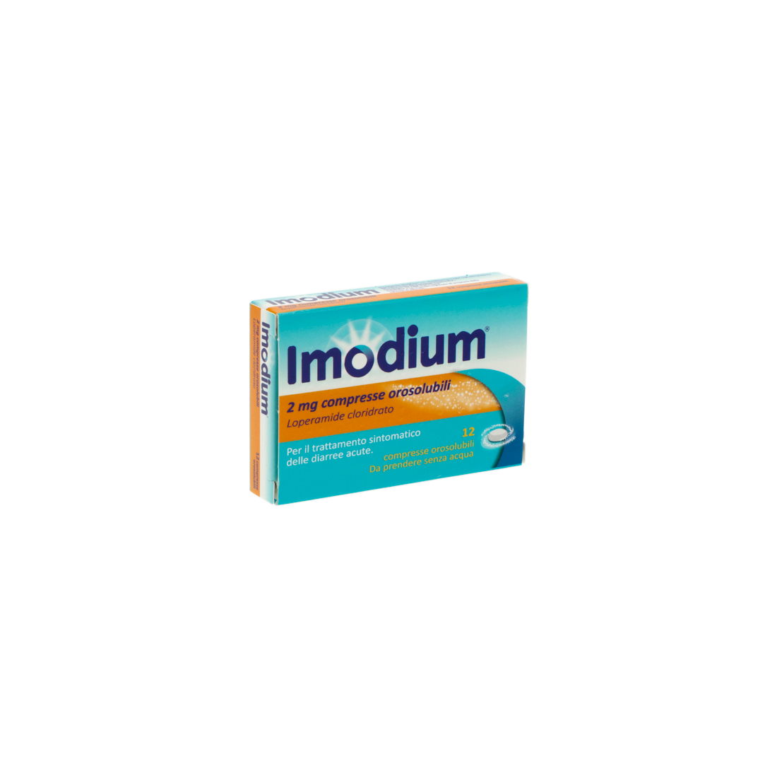 IMODIUM 12CPR OROSOL 2MG