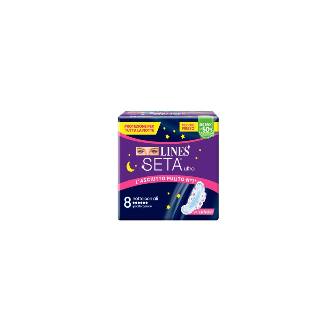 LINES SETA ULTRA NOTTE 8PZ