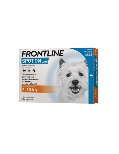 FRONTLINE 4PIP 2-10KG CANI