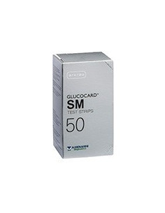 GLUCOCARD SM TEST STRIPS 50PZ