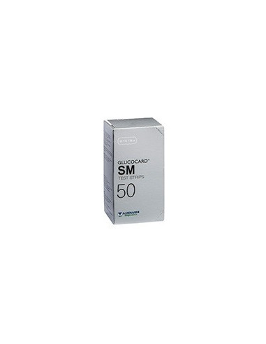 GLUCOCARD SM TEST STRIPS 50PZ