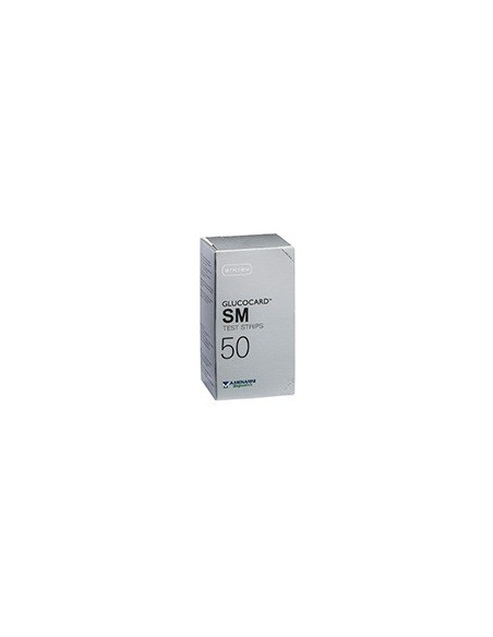 GLUCOCARD SM TEST STRIPS 50PZ