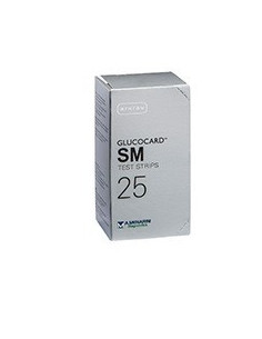 GLUCOCARD SM TEST STRIPS 25PZ