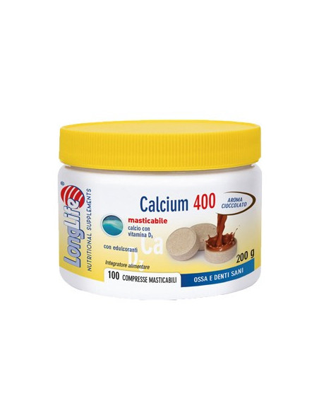 LONGLIFE CALCIUM CACAO 100CPR