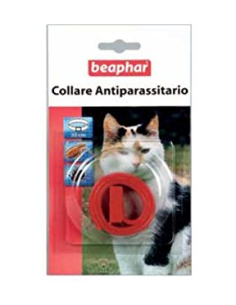 COLLARE ANTIPAR ROSSO GATTO