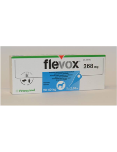 FLEVOX SPOTON 1PIP 20-40KG CA