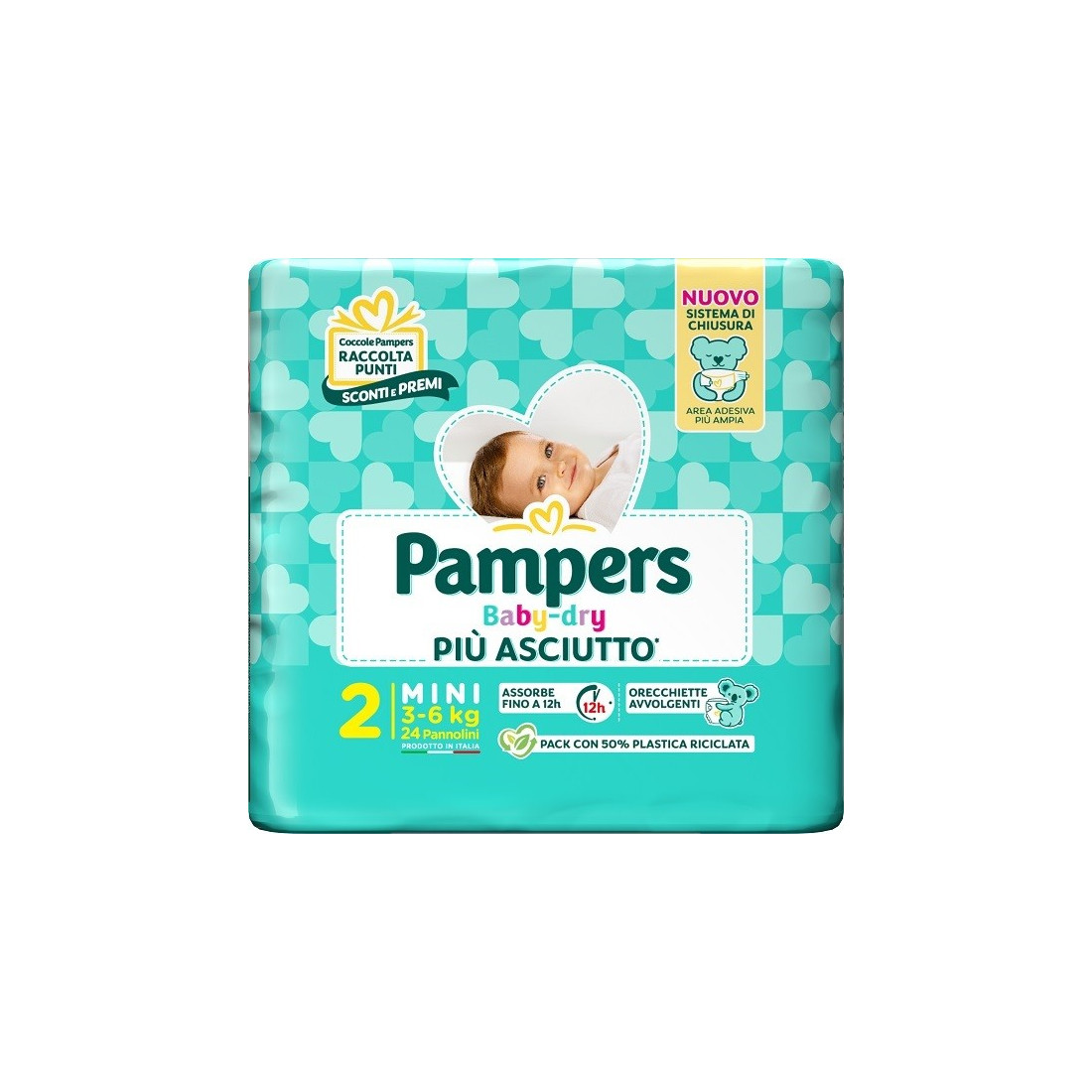 PAMPERS BD DOWNCOUNT MINI 24PZ