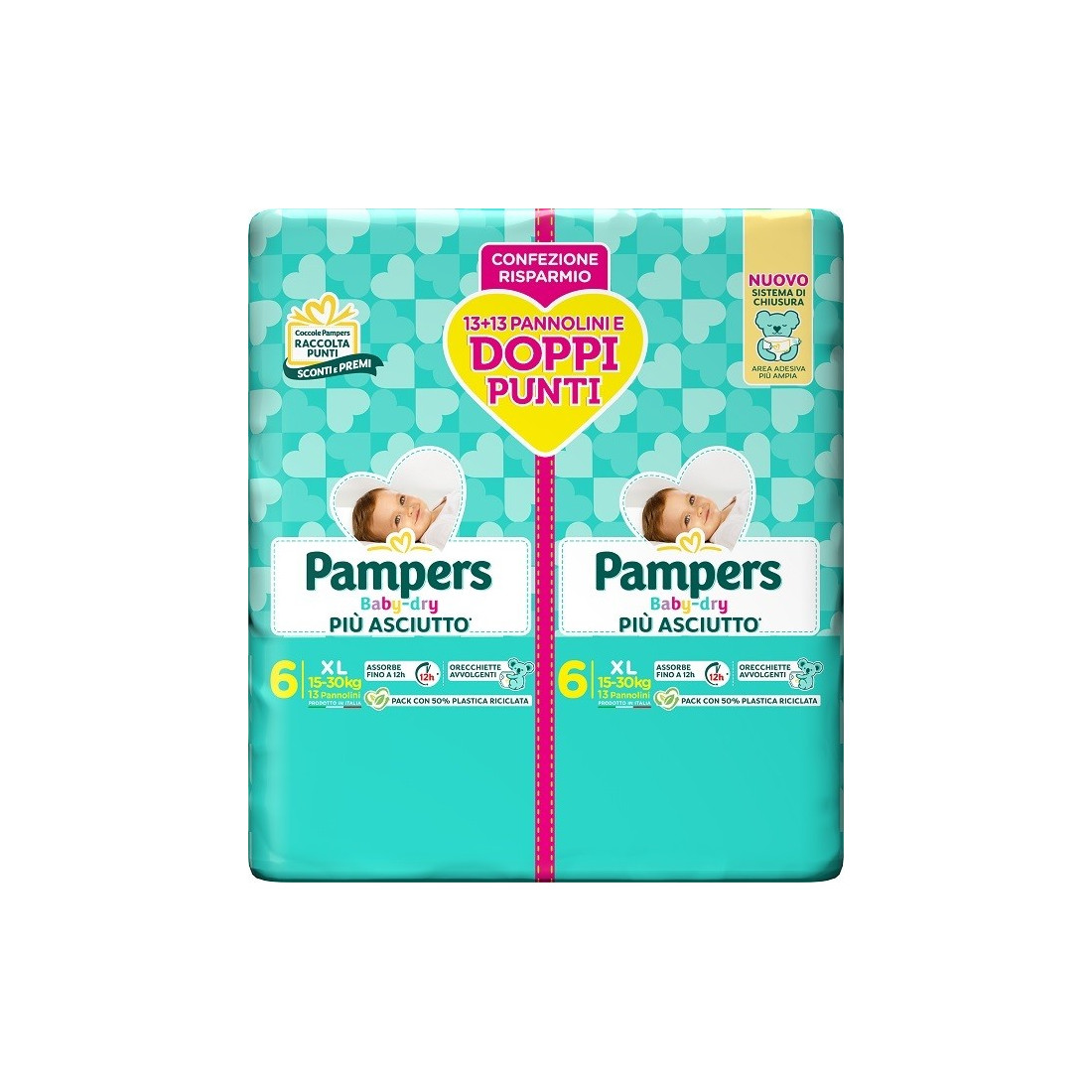 PAMPERS BD DUO DOWNCOUNT XL26P
