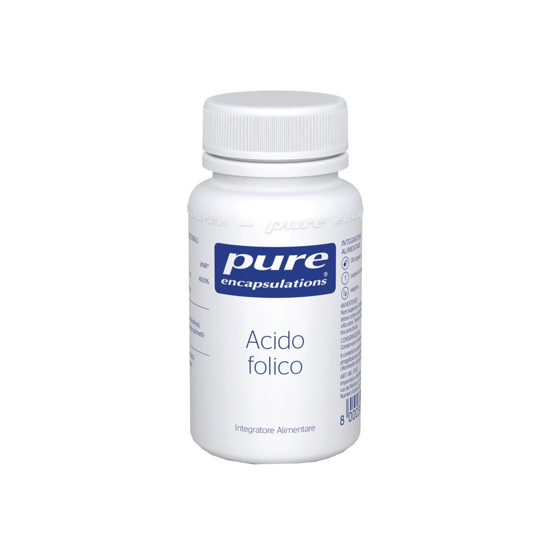PURE ENCAPSUL ACIDO FOLIC30CPS