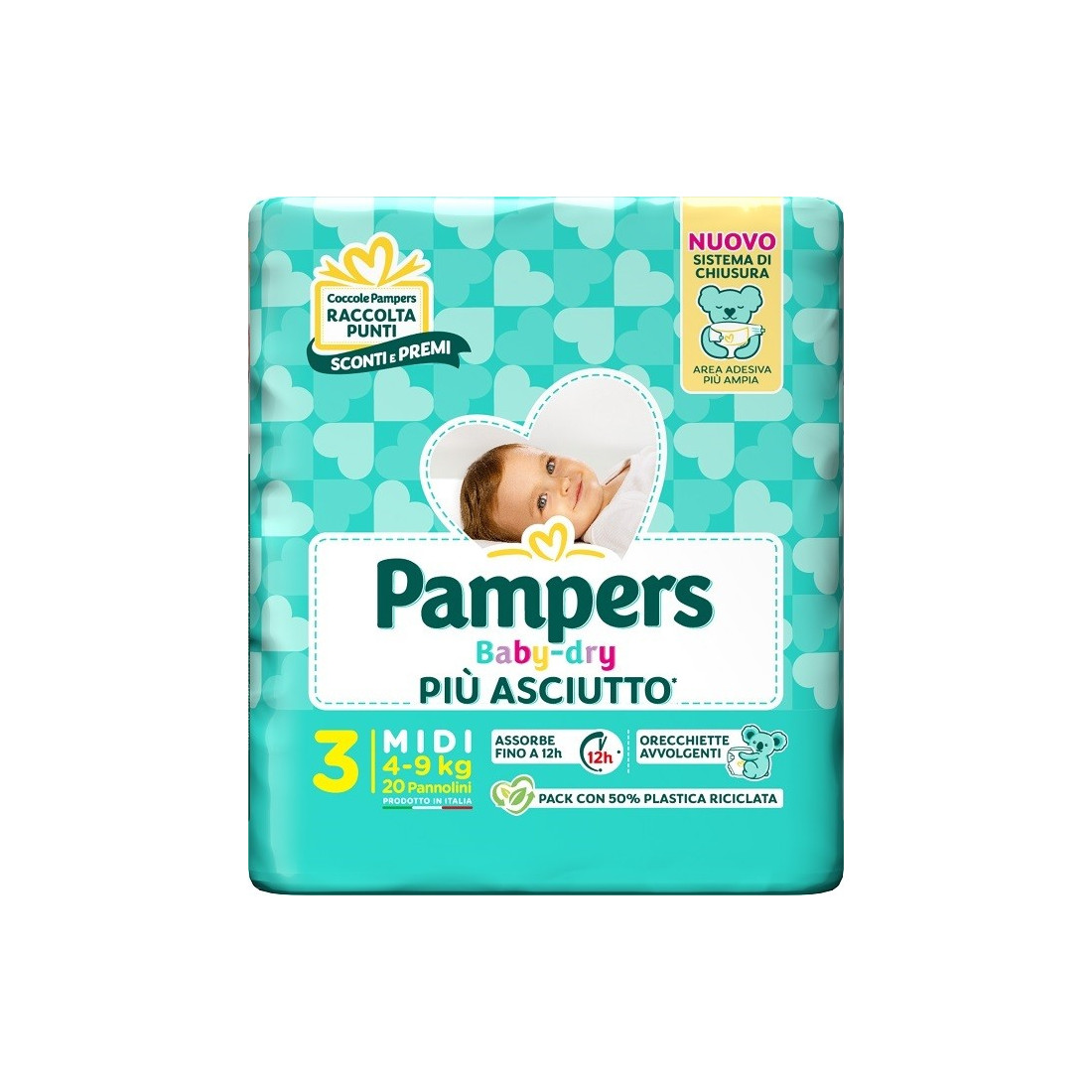 PAMPERS BD DOWNCOUNT MIDI 20PCS