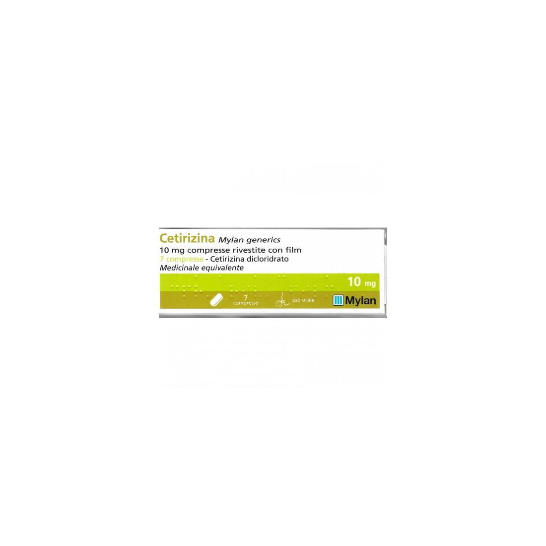 CETIRIZINE MY 7CPR RIV 10MG