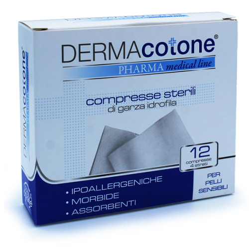 DERMACOTONE GARZA IDRO 4ST 12P