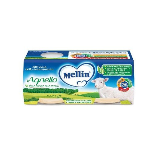 MELLIN OMOG AGNELLO 2X120G