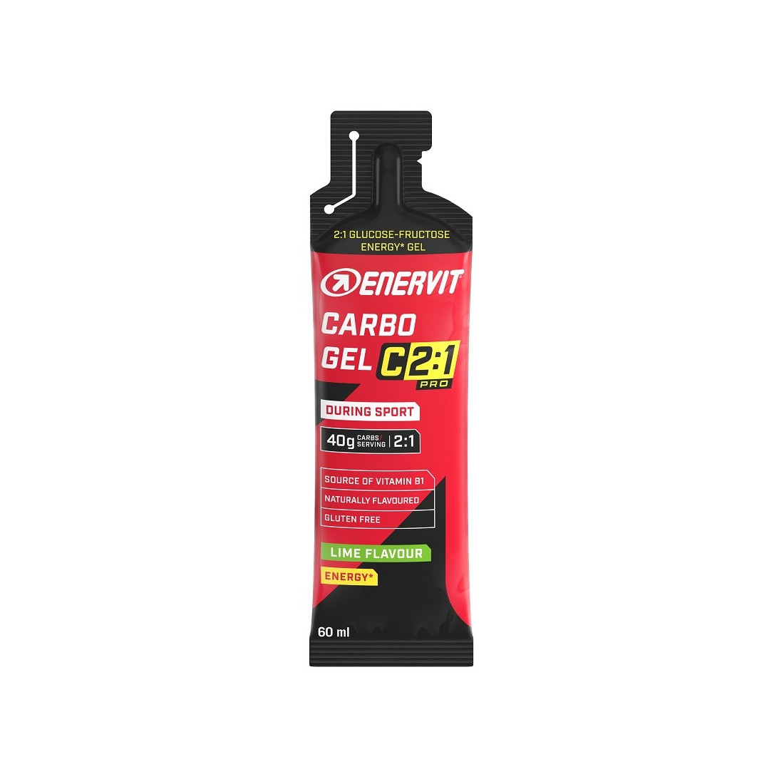 ENERVIT CARBO GEL ENERGETICO C 2:1 GUSTO LIME 60ML