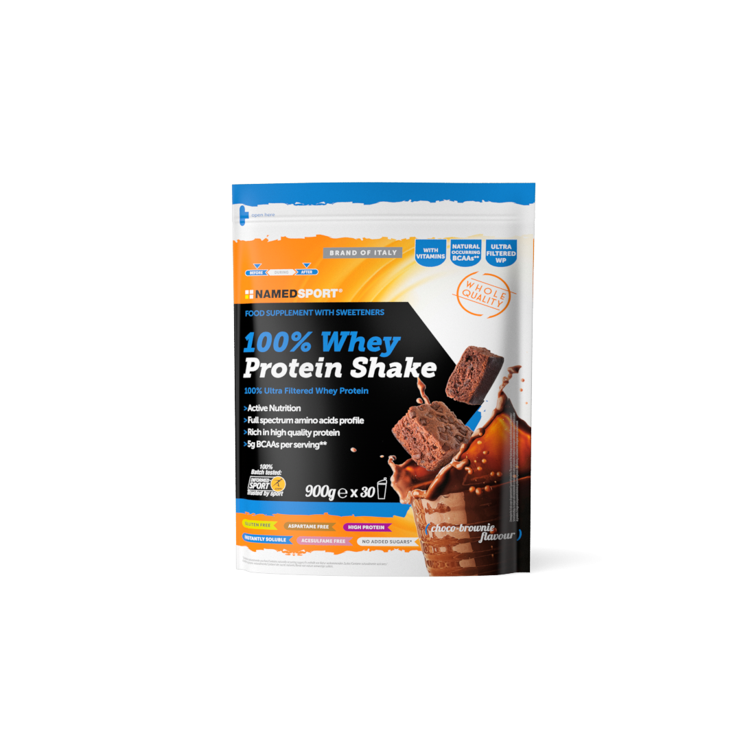 100% WHEY PROT SHAKE CHOCO BRO