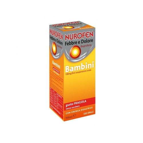 NUROFEN FEBBRE DOLORE SCIROPPO BB100MG/5ML FRAGOLA